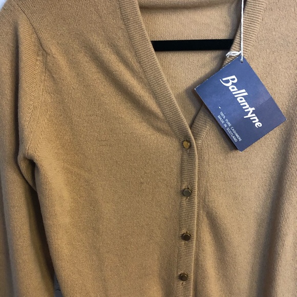 SOLD NWT Vintage Ballantyne Cashmere Cardigan - Picture 2 of 8